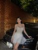 Đầm Ống Kết Tua Rua