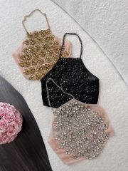 Áo Yếm Lưới Đính Đá