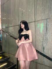 Đầm Doll Nơ Kim Sa