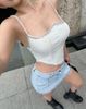 Áo Tà Nhọn Viền Đá