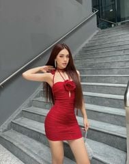 Body Lưới Hoa Trước Ngực