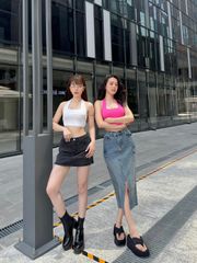 Áo Thun Yếm Xoắn Sau
