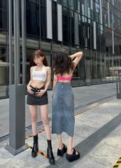 Áo Thun Yếm Xoắn Sau