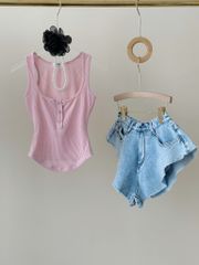 Quần Đùi Jean Xòe