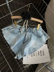 Quần Đùi Jean Xòe