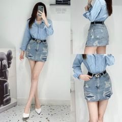 CV Jean Rách Kiểu + Belt