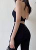 Áo Thun Yếm Xoắn Sau