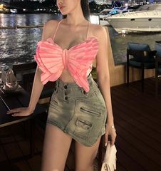 Áo Bướm Xếp Li