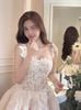 Đầm Xòe Ren Hoa