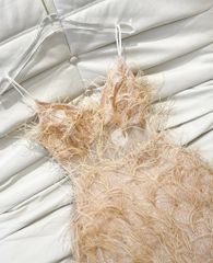 Body Lưới Nhũ Đính Lông