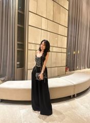 Áo Cúp Ngực Dây Đá Đan Chéo