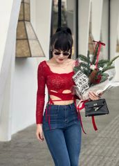 Áo Ren Hoa TD Cột 2 Bên