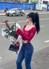 Áo Ren Hoa TD Cột 2 Bên