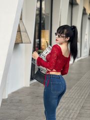 Áo Ren Hoa TD Cột 2 Bên