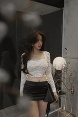 Áo Ren Hoa TD Cột 2 Bên