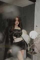 Áo Ren Hoa TD Cột 2 Bên