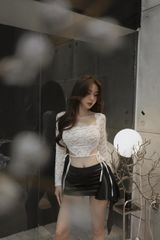 Áo Ren Hoa TD Cột 2 Bên