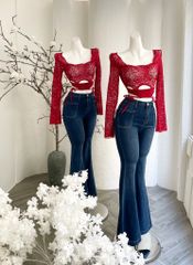 Áo Ren Hoa TD Cột 2 Bên