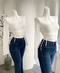 Áo Ren Hoa TD Cột 2 Bên