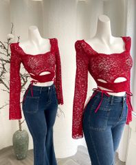 Áo Ren Hoa TD Cột 2 Bên