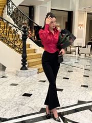 Áo Sơ Mi Voan TD Độn Vai