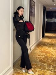 Áo Bodysuit Hở Ngực TD Lông