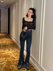 Áo Ren Hoa TD Cột 2 Bên