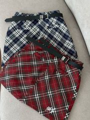 Chân Váy Caro 2 Túi Kèm Nịt