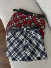 Chân Váy Caro 2 Túi Kèm Nịt