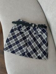 Chân Váy Caro 2 Túi Kèm Nịt