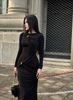 Đầm TD Cổ Tròn 2 Khoen