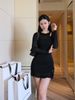 Đầm Viền Bèo Khoét 1 Vai