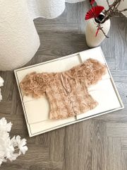 Áo Ren Bẹt Vai Đan Dây