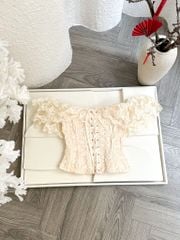 Áo Ren Bẹt Vai Đan Dây