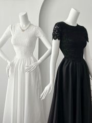 Đầm Tay Con Nhung Tùng Kate