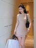 Đầm Viền Bèo Khoét 1 Vai