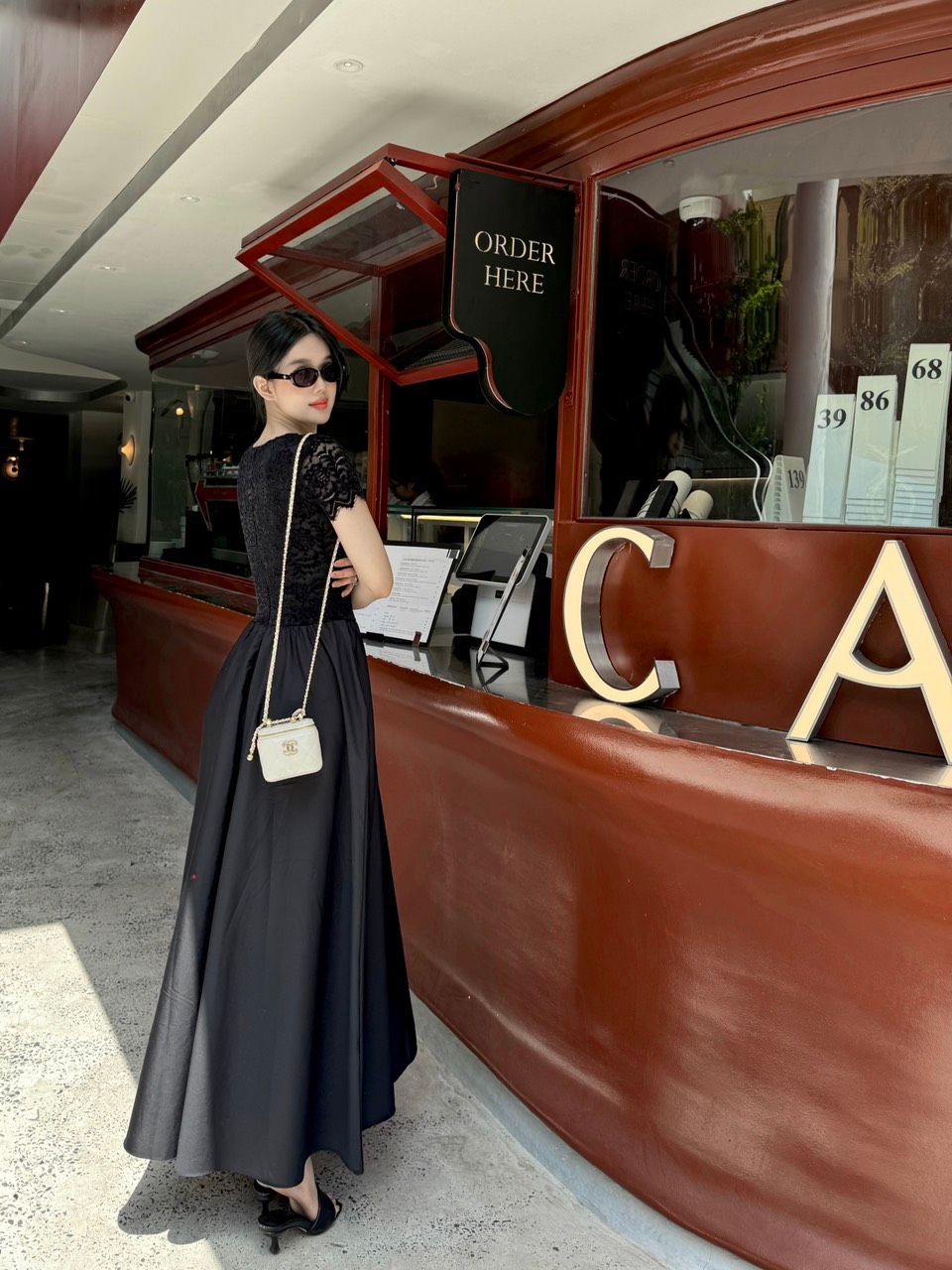 Đầm Tay Con Nhung Tùng Kate