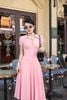 Đầm Thun Khóa Kéo Tay Con