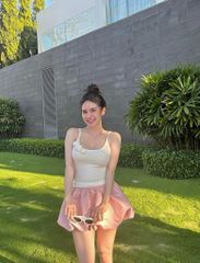 Áo Thun 2S Đính Hoa Nhỏ