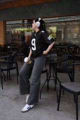 Quần Jean Túi Hộp Ống Rộng