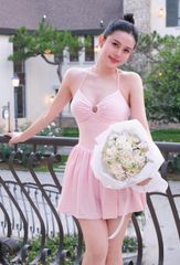 Đầm Cột Yếm Khoen Ngực