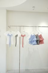Set Caro Áo Nơ + Cv Tầng