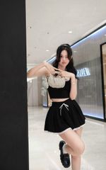 Set Thun Viền Ren Nơ