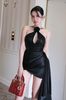 Đầm Yếm Lụa Kim Sa Đính Bông