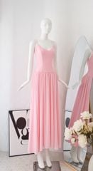 Maxi Cổ Tim 2S Trơn