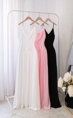 Maxi Cổ Tim 2S Trơn