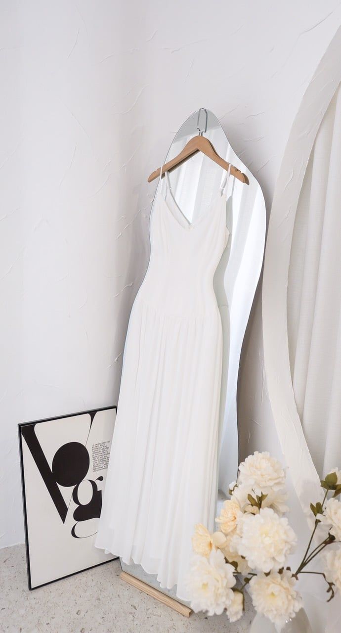 Maxi Cổ Tim 2S Trơn