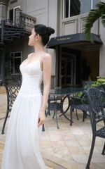 Maxi Cổ Tim 2S Trơn