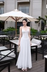 Maxi Cổ Tim 2S Trơn