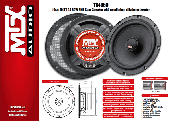 MTX Audio TX465C – 